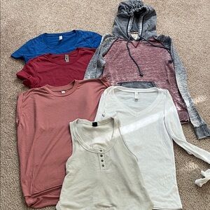 Mixed Women’s Tops Pack - Blue, Burgundy, Mauve, White, Cream